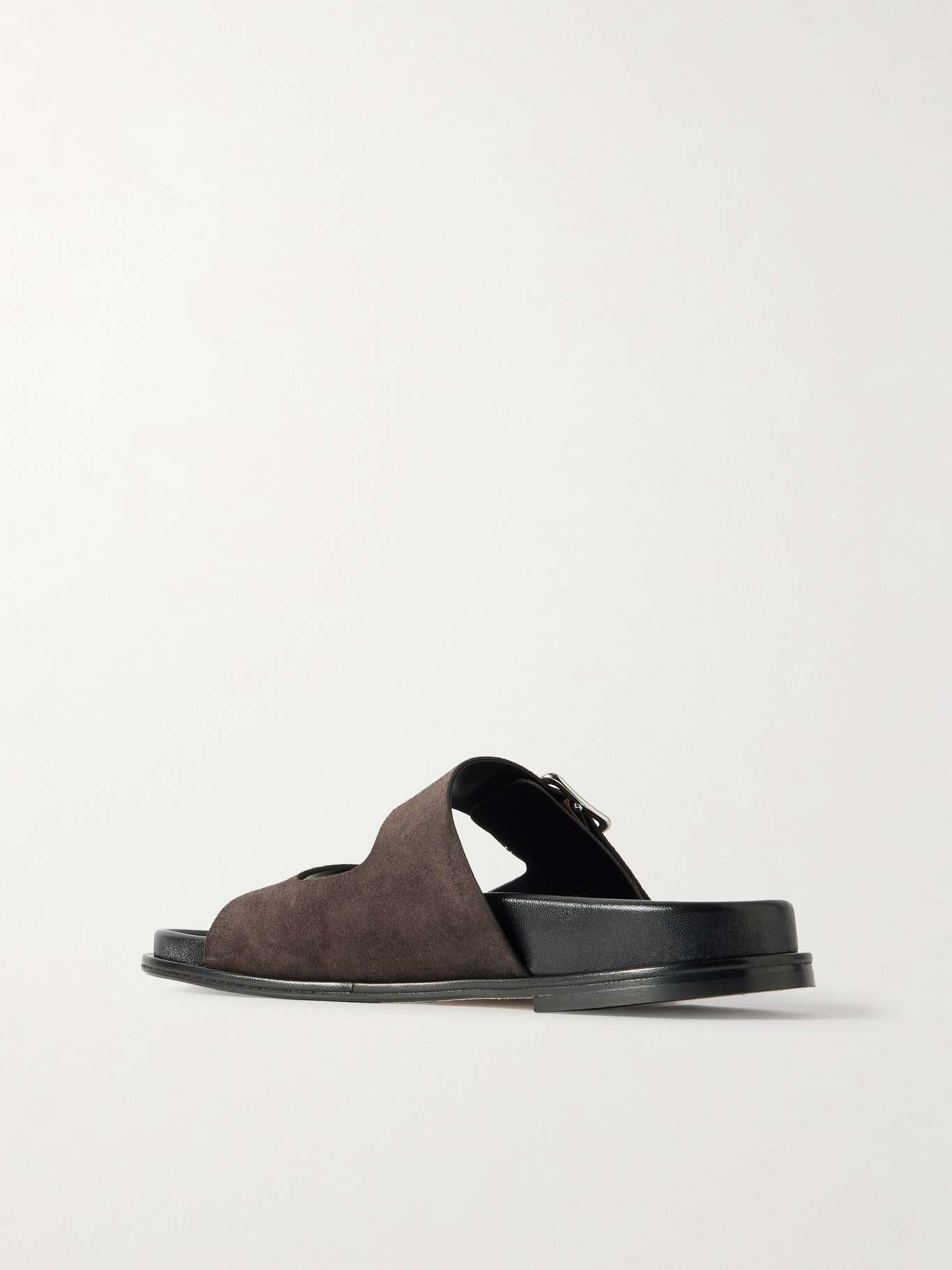 Meena bucked suede sandals Chocolate - 3