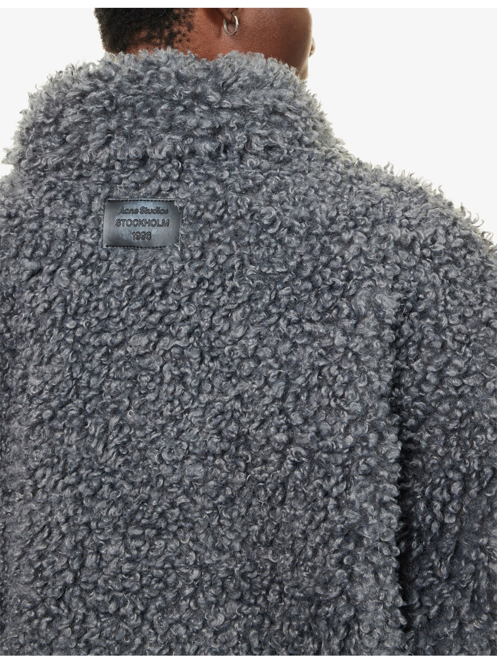 Relaxed-Fit High-Neck Faux-Fur Jacket - 6
