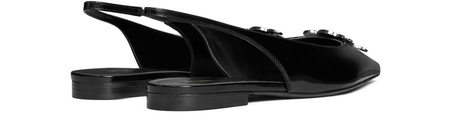 Alma Triomphe slingbacks flat in glossy calfskin - 3