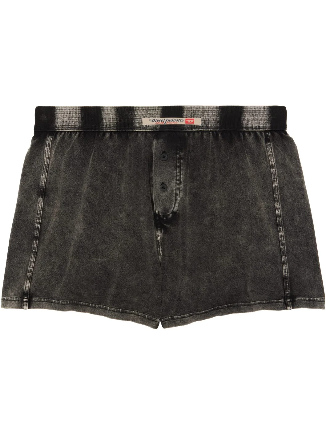 Black Denim-Effect Boxers - 1