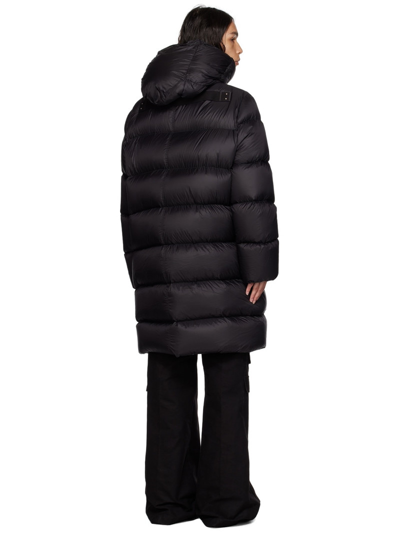 Black Hooded Down Coat 3