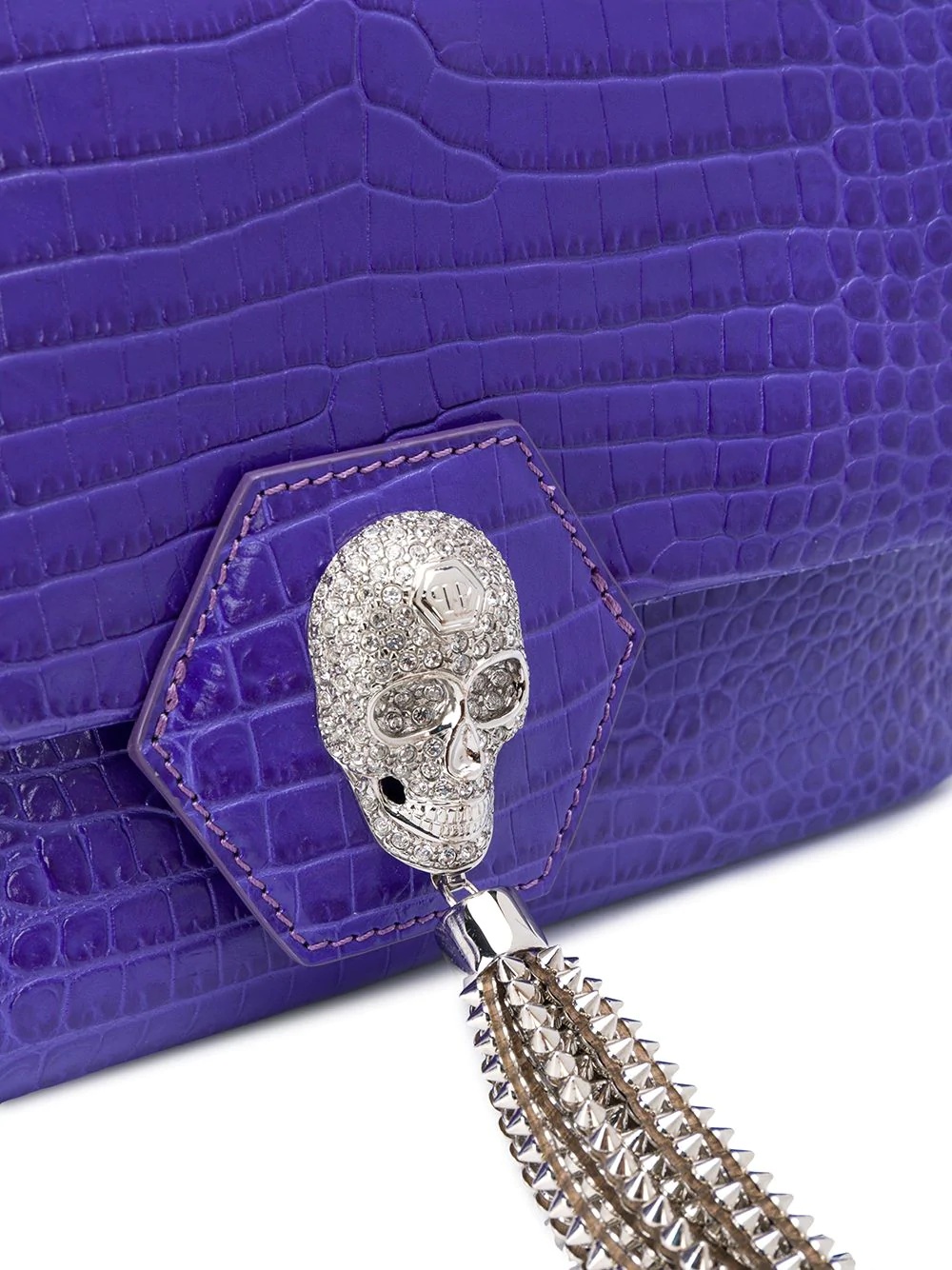 crystal-skull shoulder bag - 5