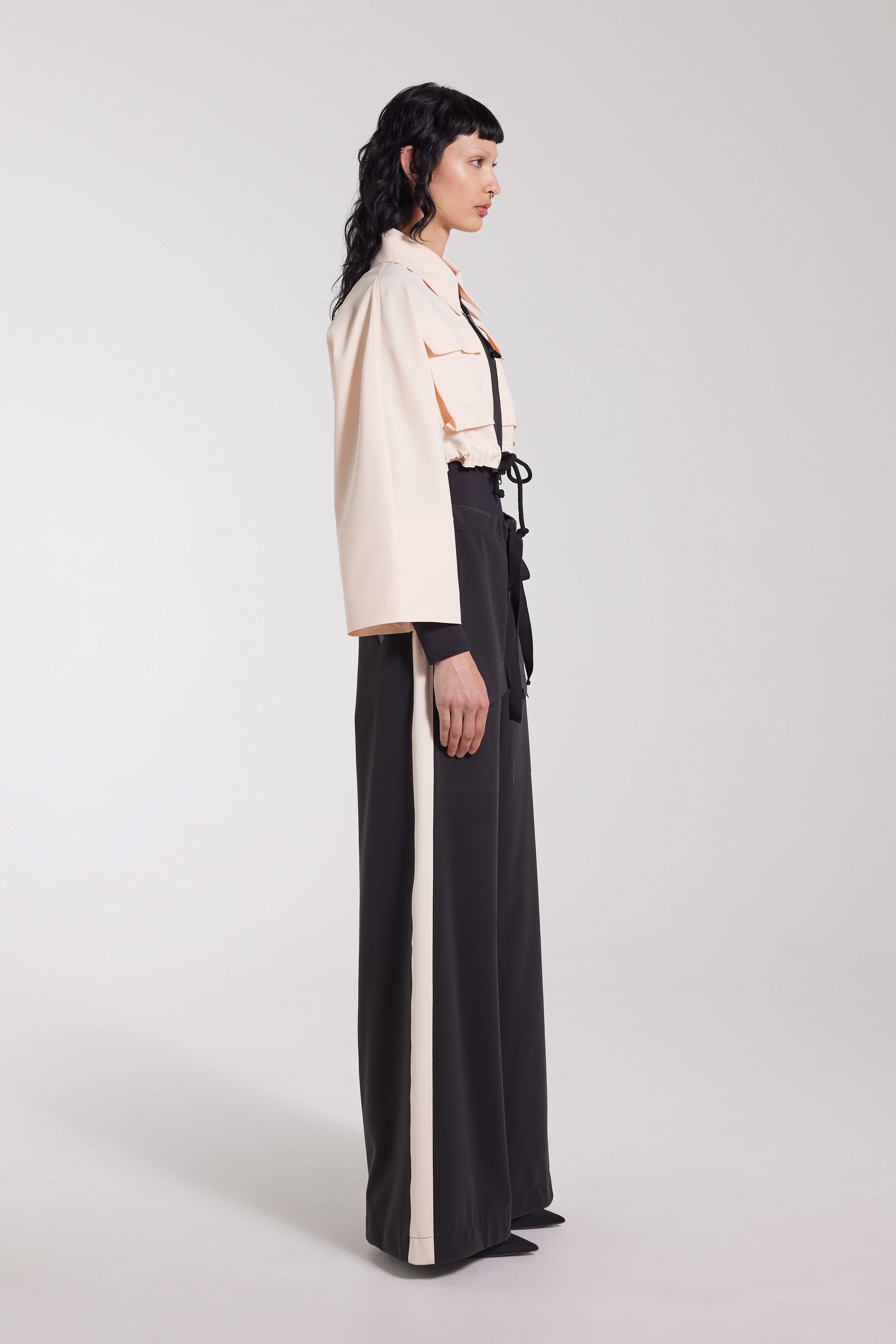 Lilla Tre Zip Raincoat Peach - 1