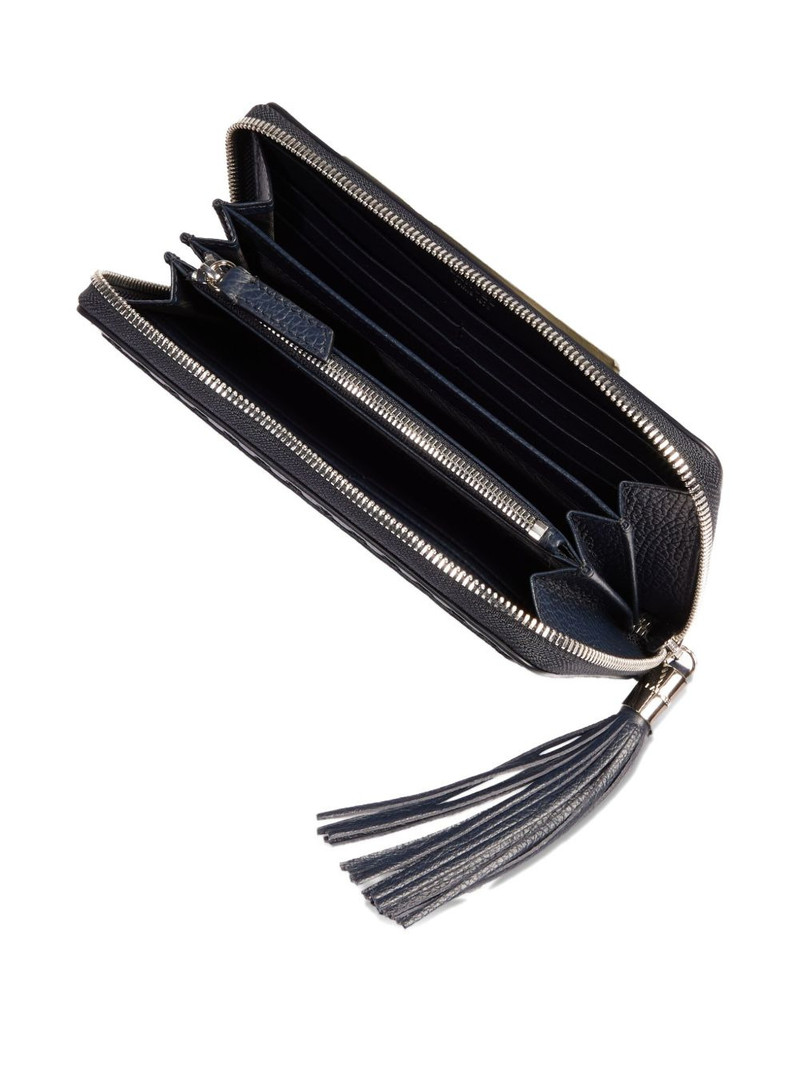 tassel zip-around wallet 4