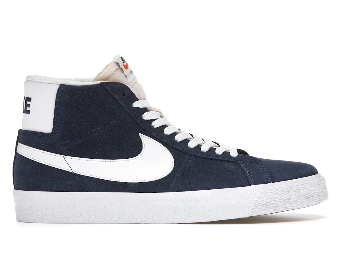 Nike SB Zoom Blazer Mid Navy White - 1