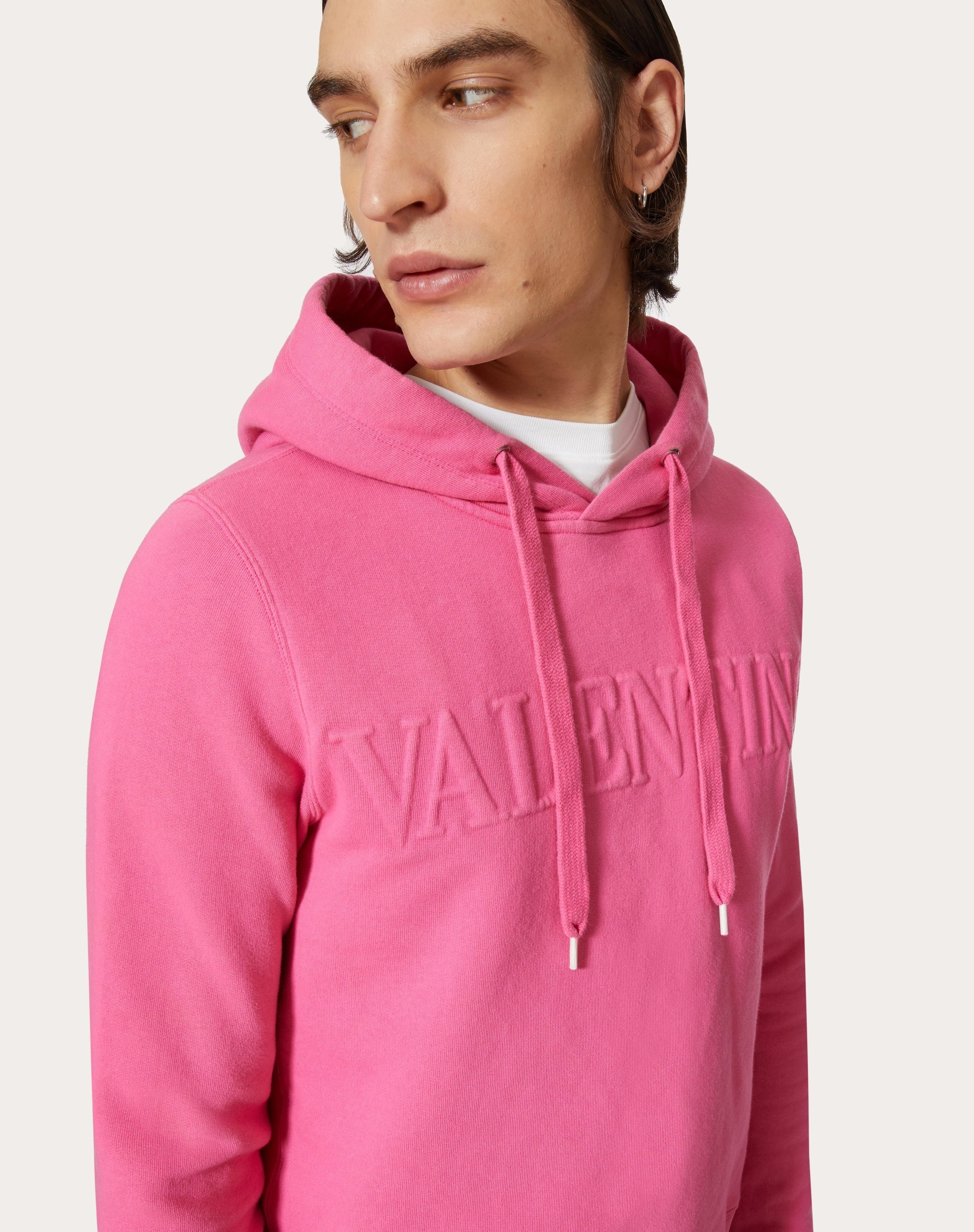 SWEATSHIRT WITH VALENTINO EMBOSSED - 5