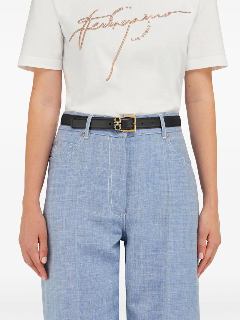 FERRAGAMO Ferragamo Gancini-plaque Belt outlook