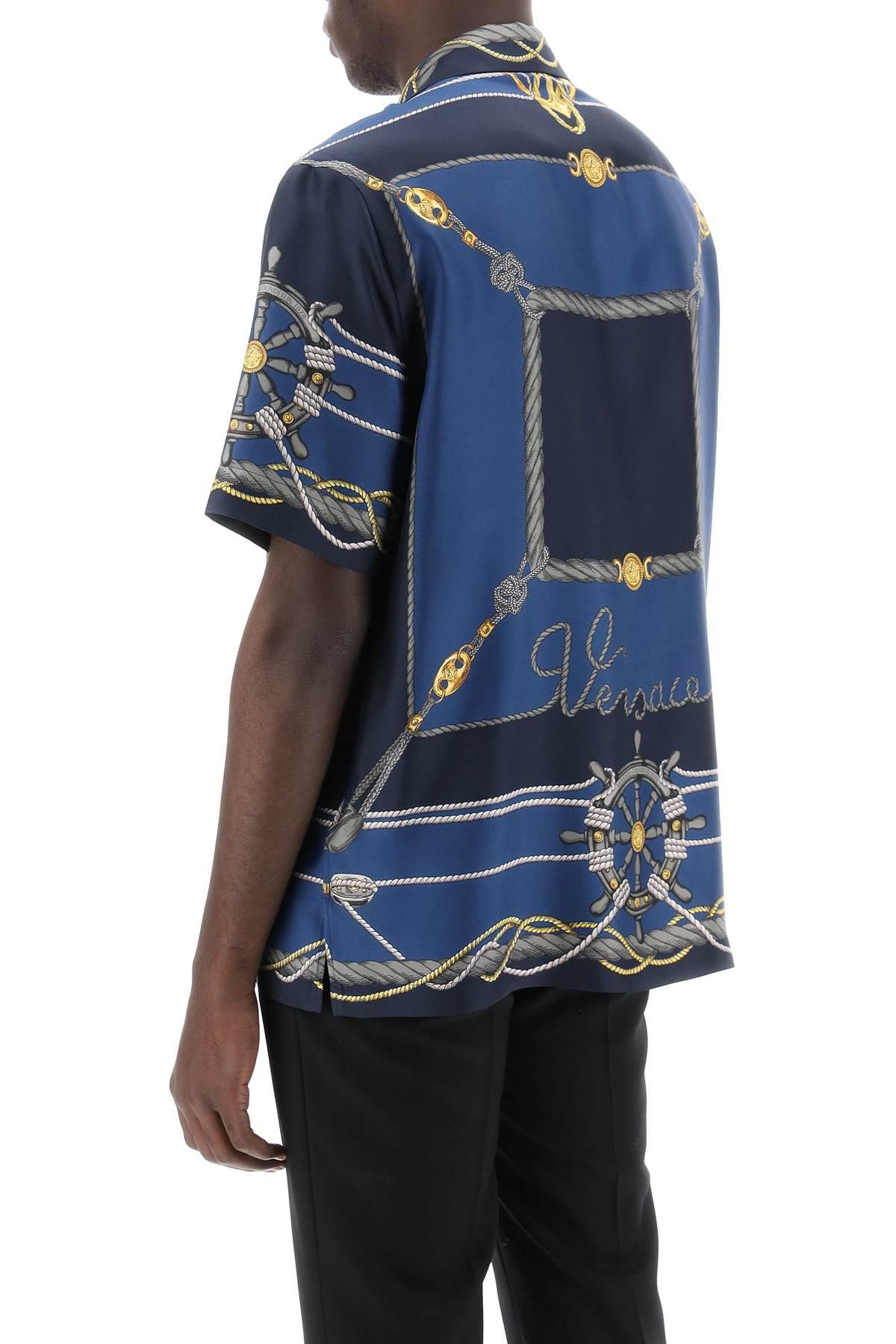 Versace Nautical bowling shirt - 4