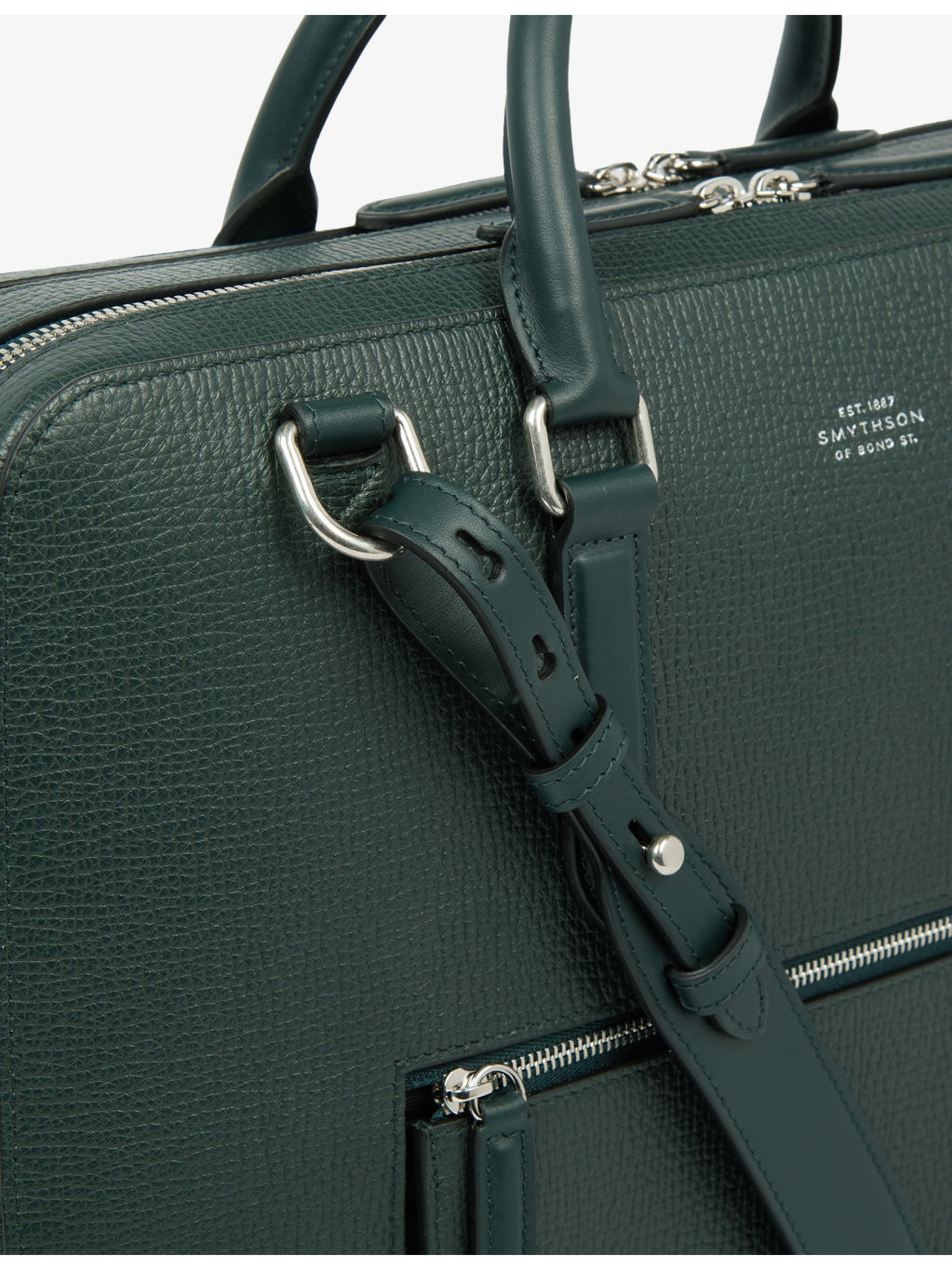 Ludlow Large Grained-Leather Briefcase - 4