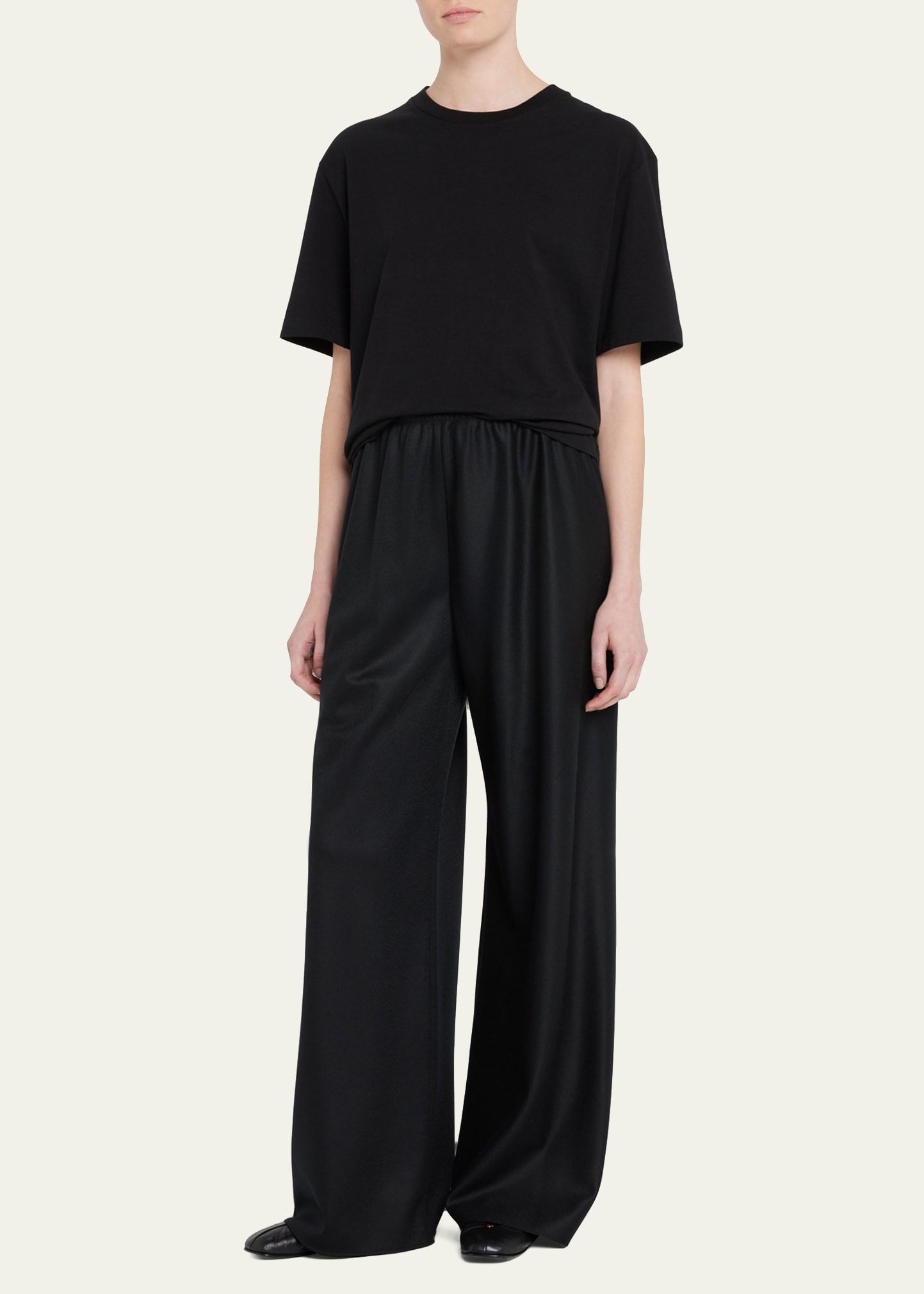 Gala Wide-Leg Wool Pants - 2