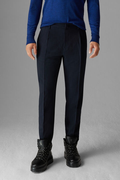 James Pants in Navy blue, melange - 2