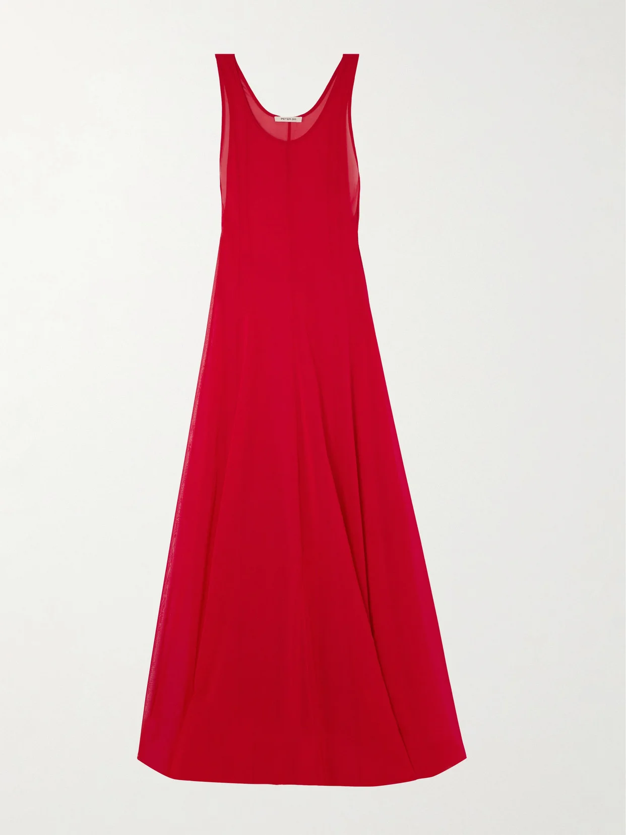 Silk-blend Maxi Dress - 1