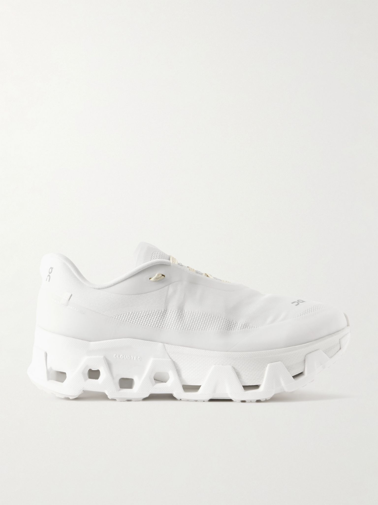 + POST ARCHIVE FACTION Cloudmonster Hyper Rubber-Trimmed Mesh Running Sneakers White - 1