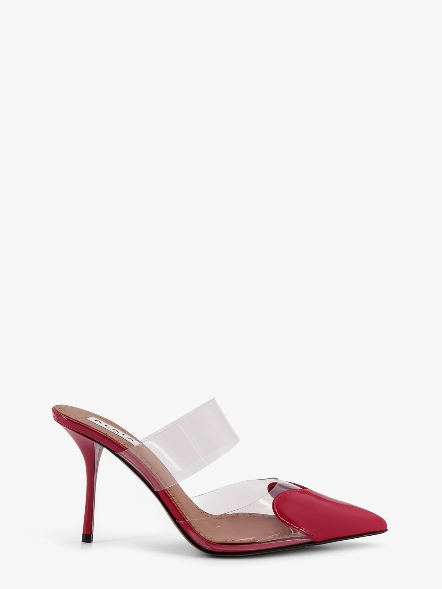 Alaia Le Coeur Patent Leather Sandals - 1