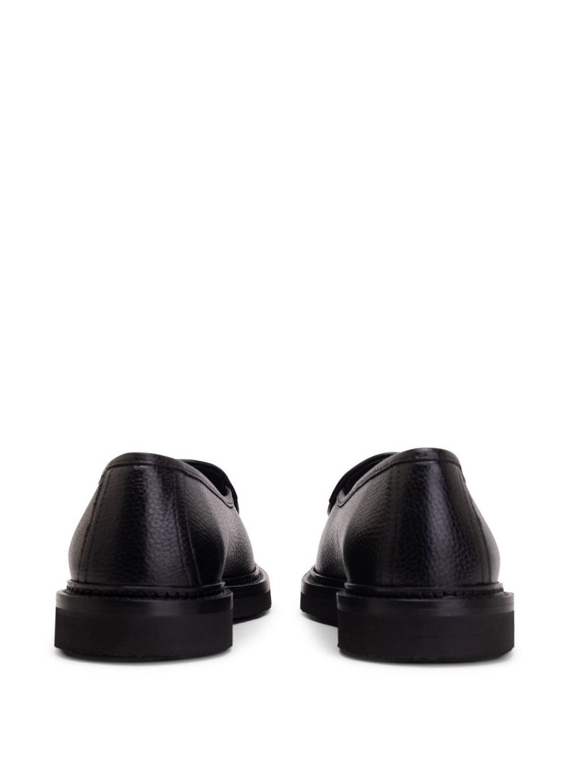 Alexis pebbled-leather loafers 3