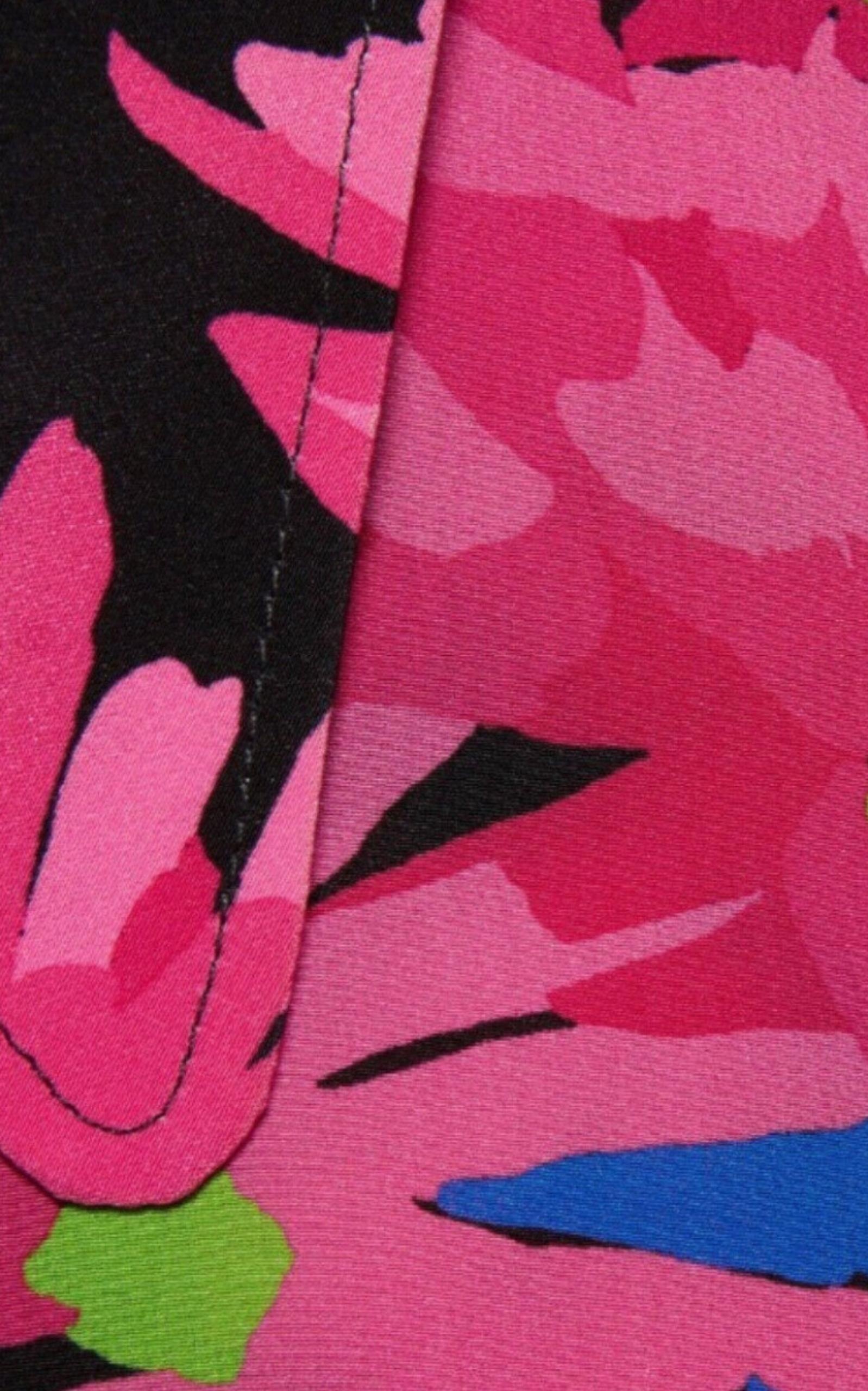 x Ken Scott Floral Print Silk Shirt - 8