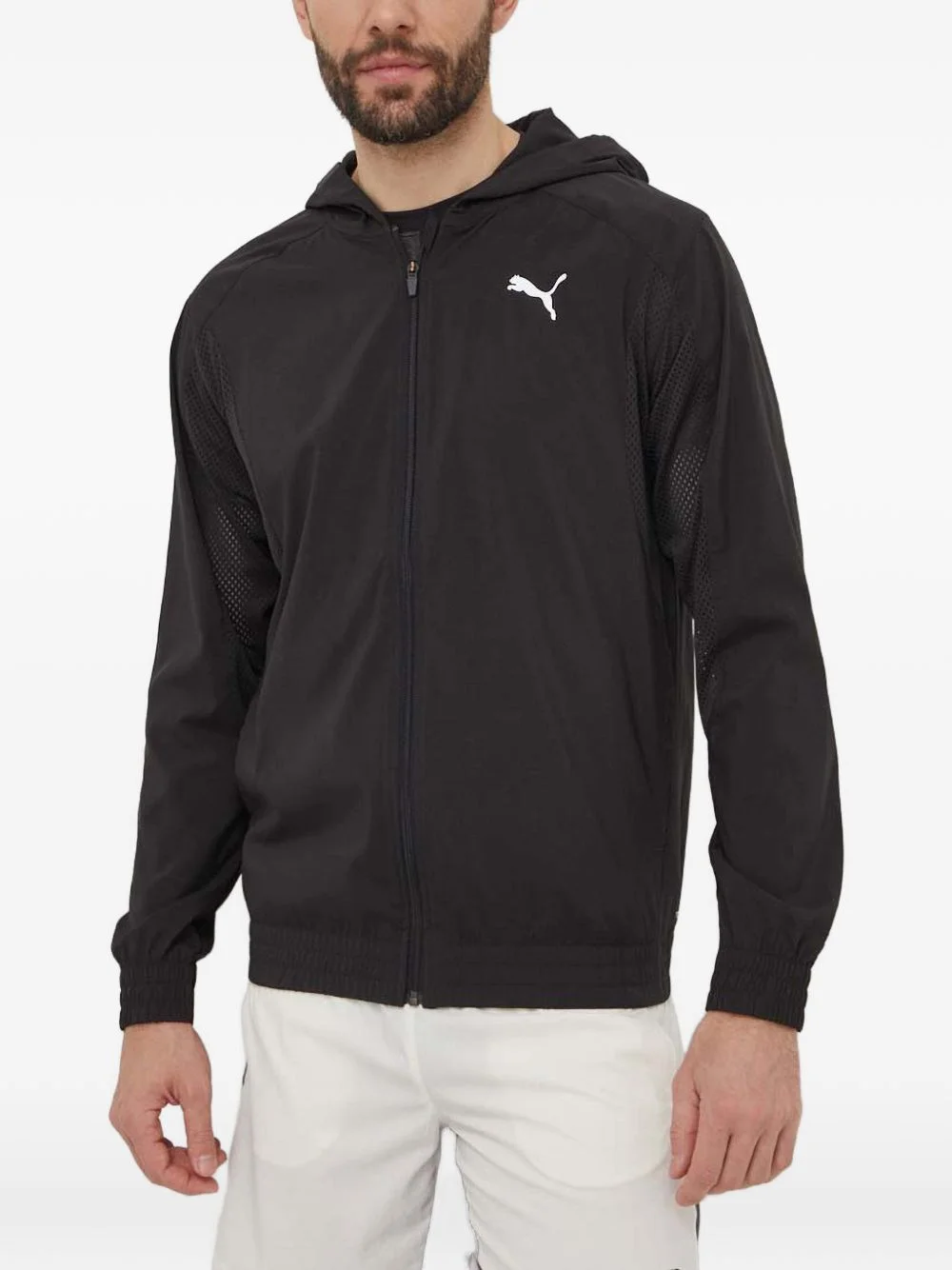 fit zip-up training jacket - 1