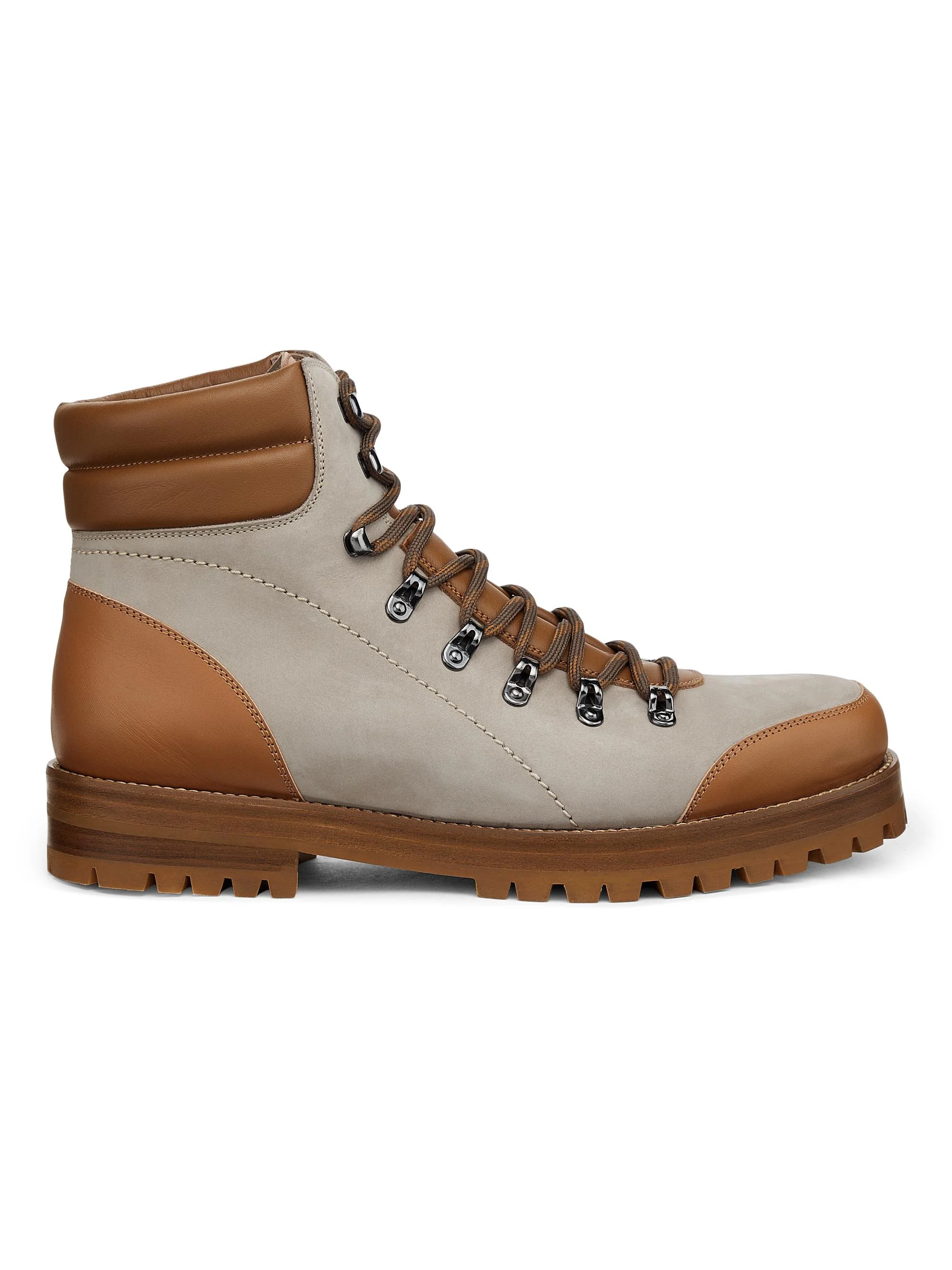 Men's Janka Leather Hiking Boots - Medium Brown - 1