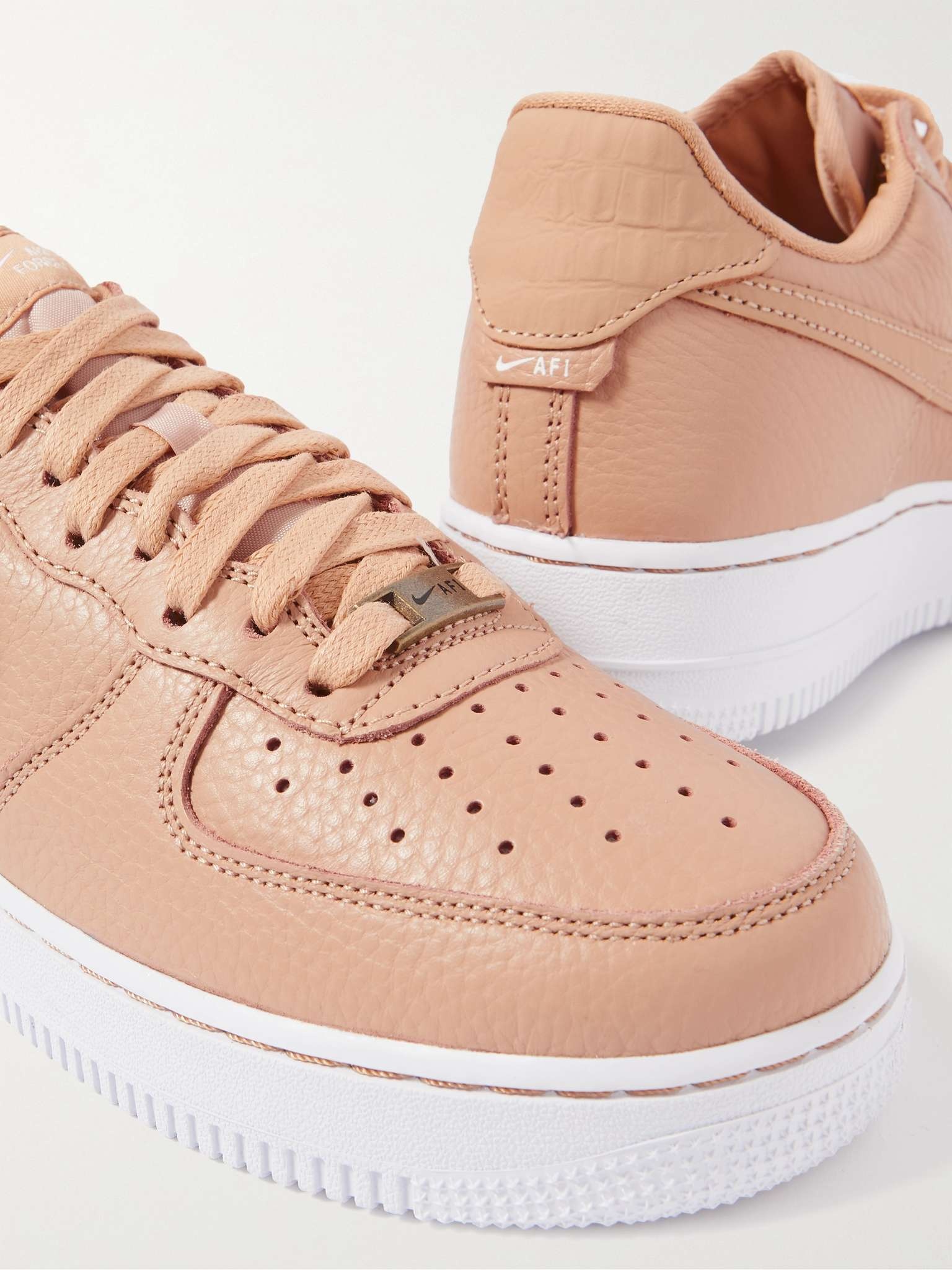 Air Force 1 07 Craft Full-Grain Leather Sneakers - 6