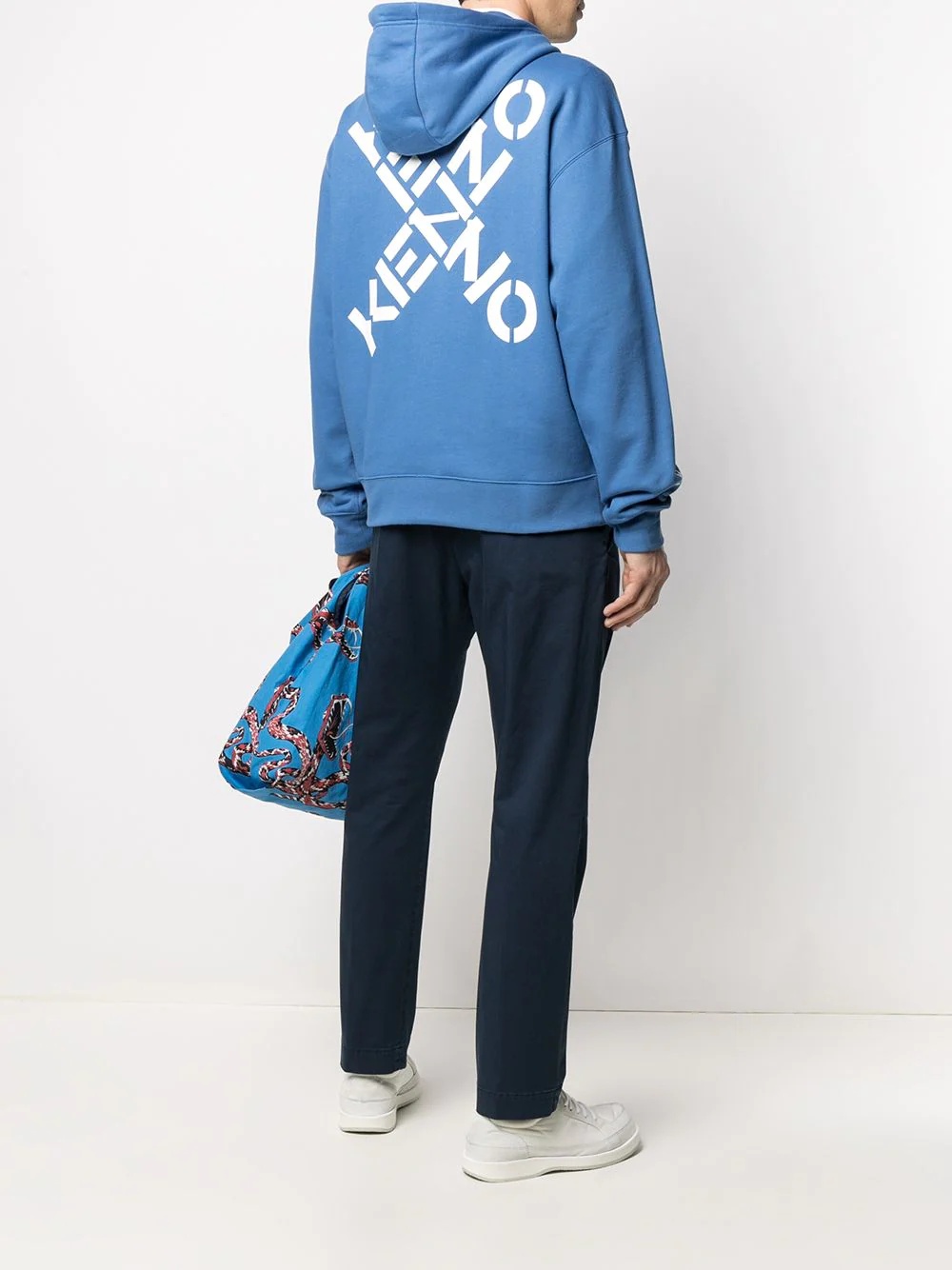 cross logo-print hoodie - 2