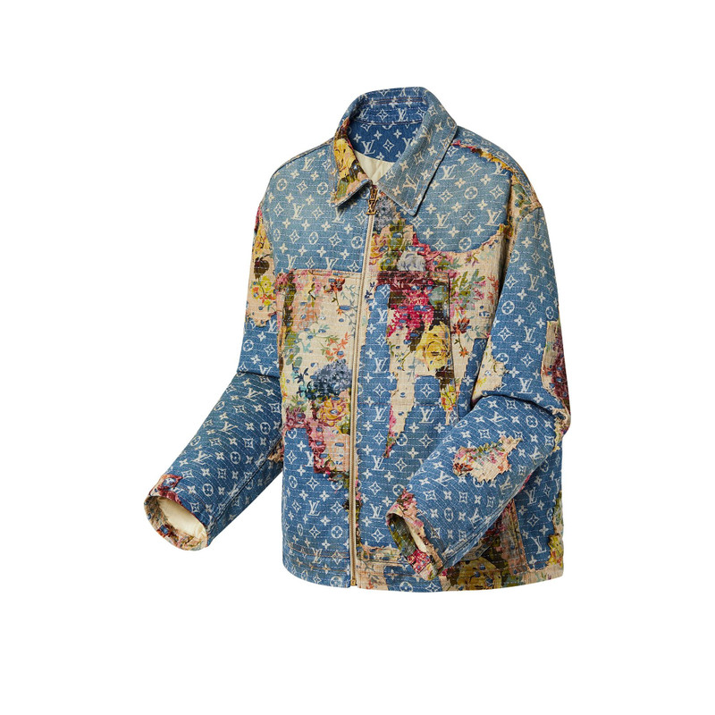 Louis Vuitton Destroyed Workwear Denim Jacket outlook
