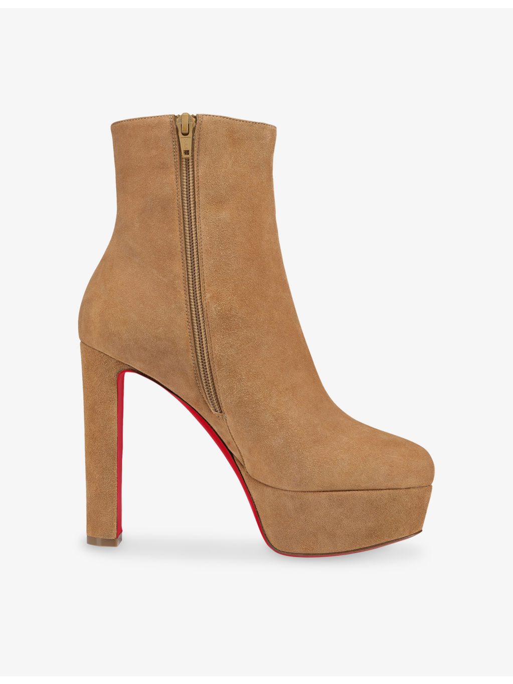 Loo Booty 130 Suede Platform Boots - 5