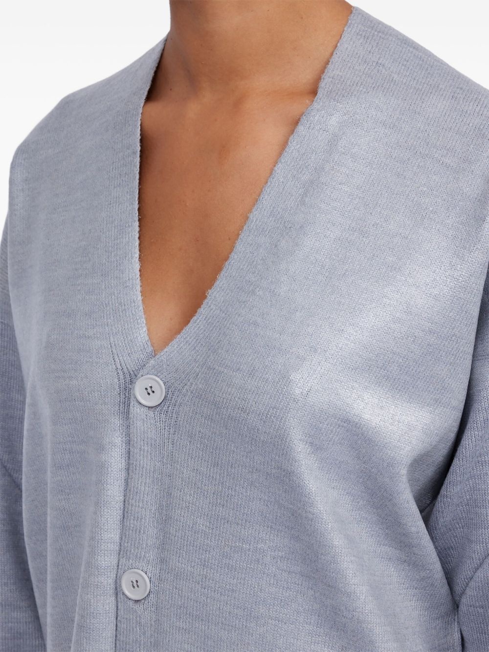 V-neck cardigan - 7