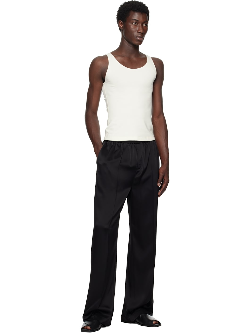 Off-White Han Open Back Tank Top - 4