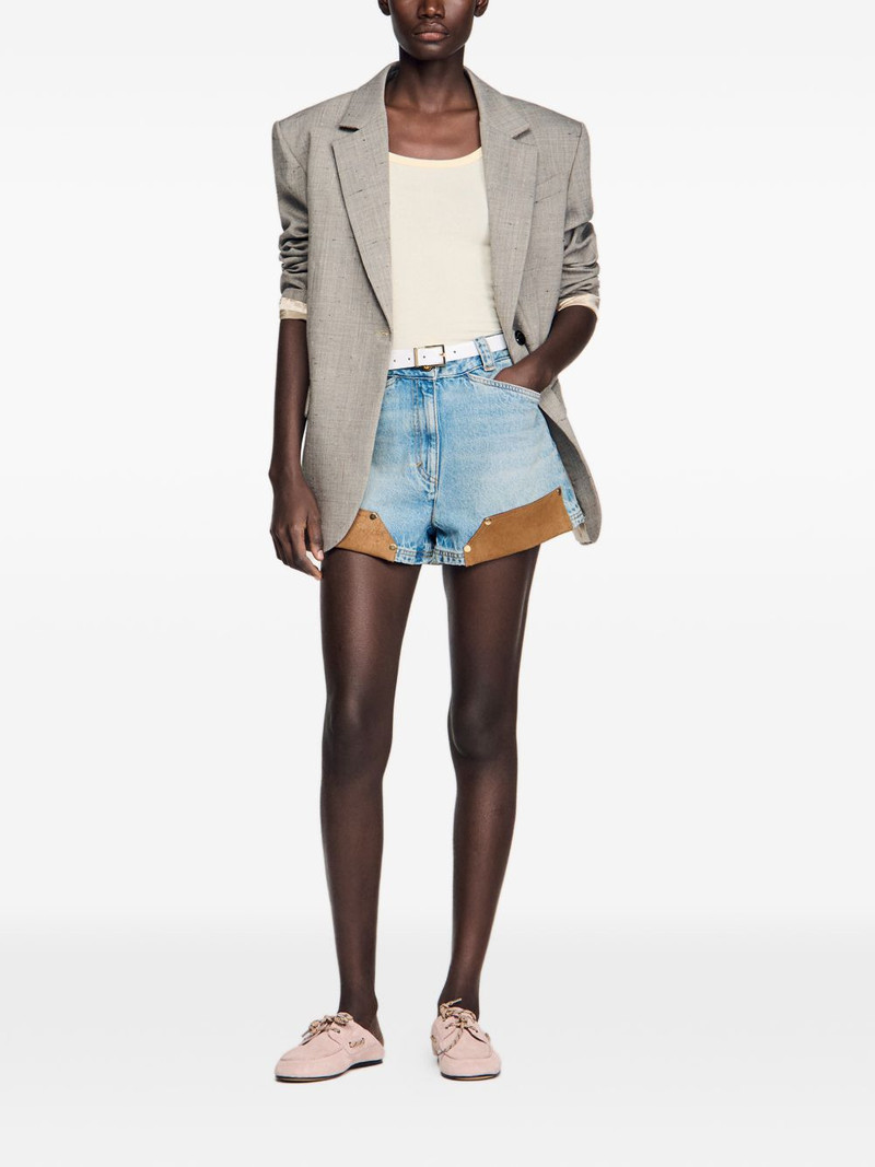 Sandro ribbed-knit tank top outlook