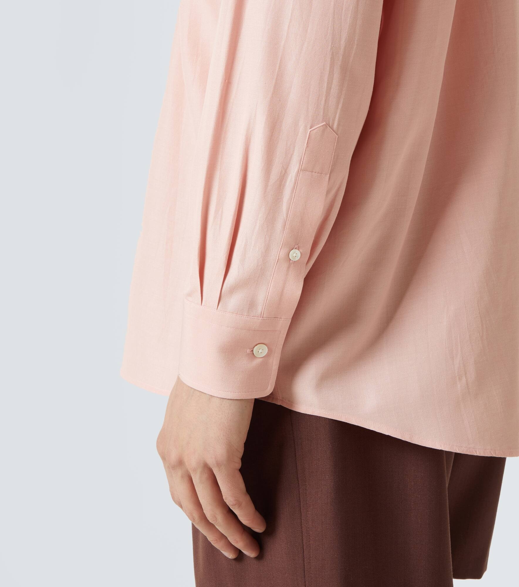 Silk broadcloth shirt - 6