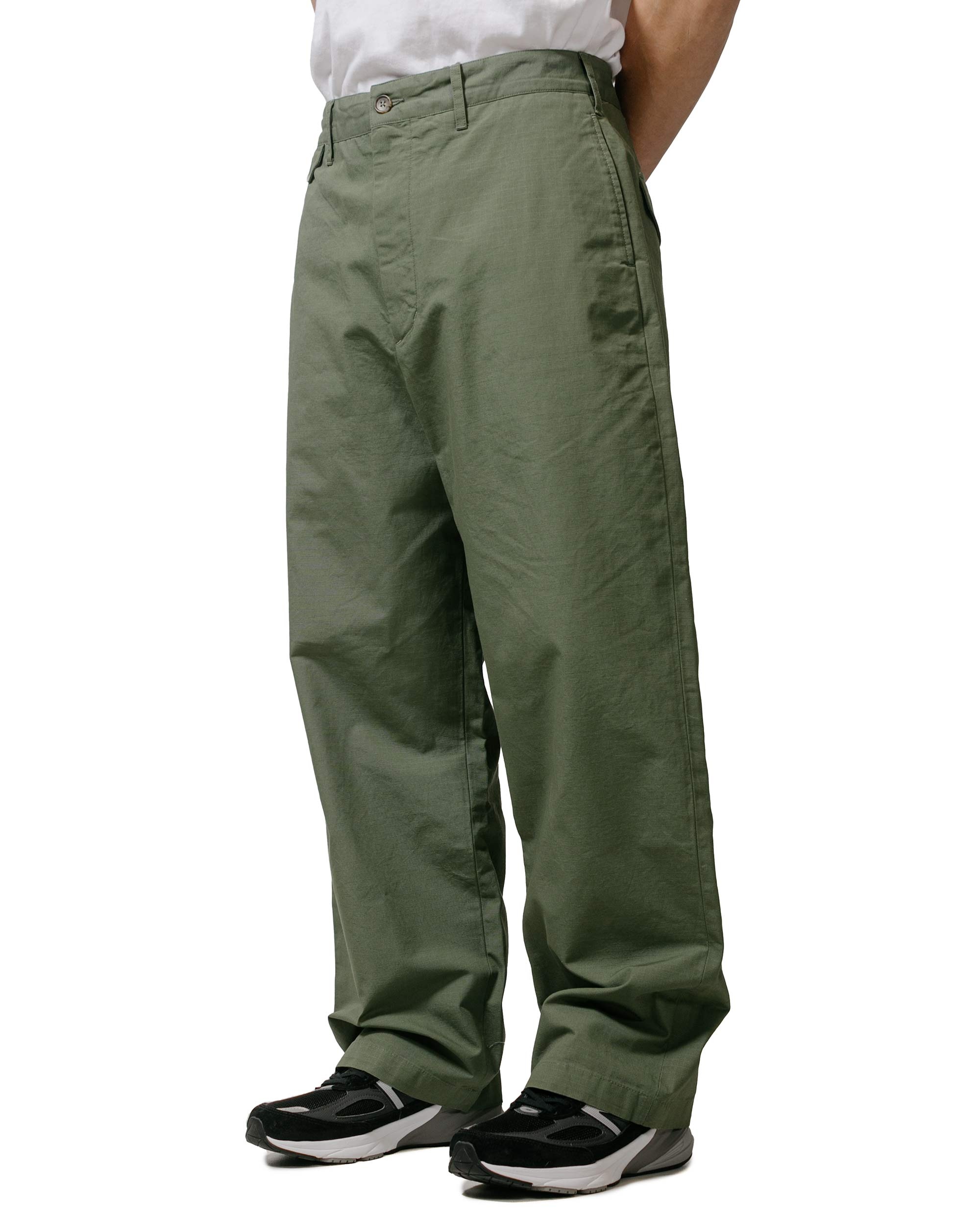 Officer Pant Olive Cotton Ripstop - 2