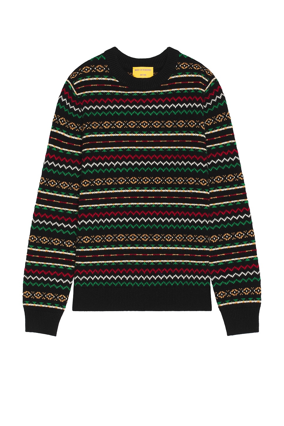 Lodge Crew Neck Sweater in Cashmere Blend - 1