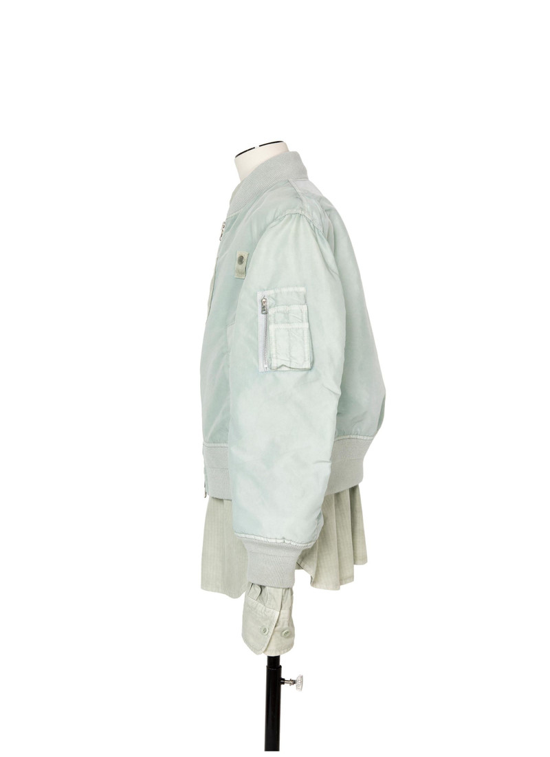sacai Garment Dye Rip Stop x Nylon Twill BL outlook