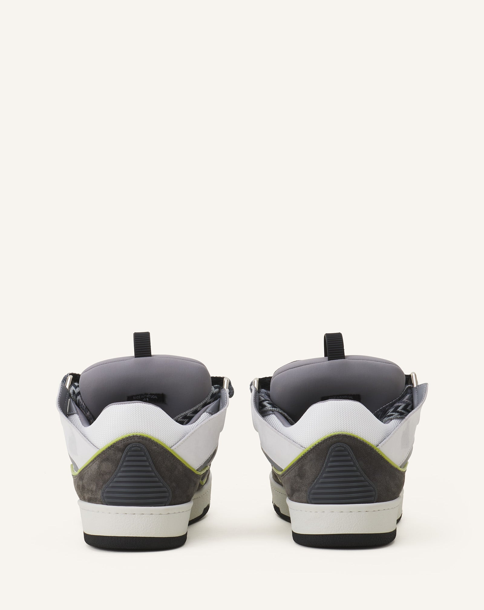 CURB LEATHER SNEAKERS - 3