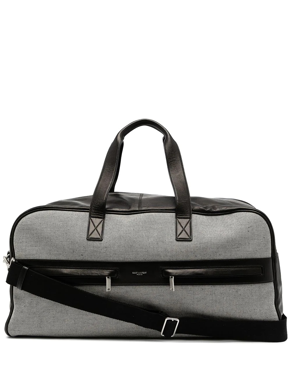 check-print zipped holdall - 1