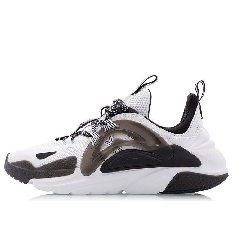 (WMNS) Li-Ning XingHuo Sport Leisure 'White Black' AGLQ066-1 - 1