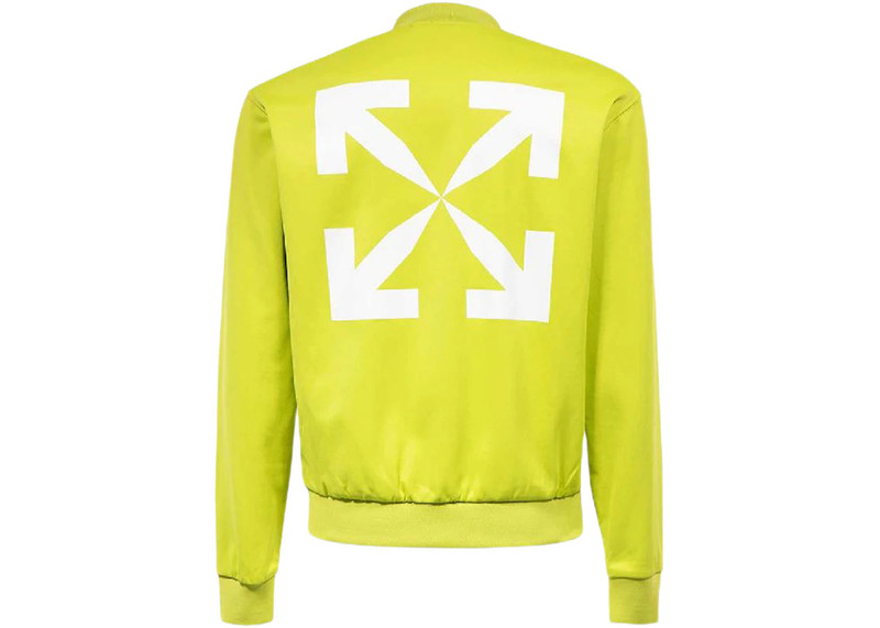 Off-White OFF-WHITE Arrows-Print Track Jacket Lime Green outlook