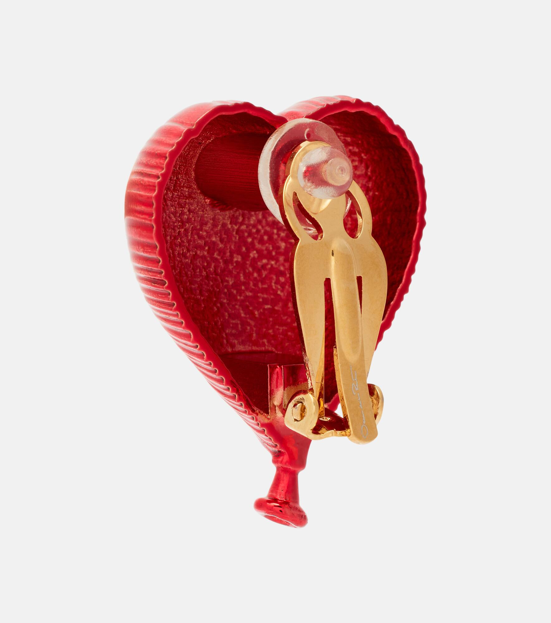 Heart Balloon clip-on earrings - 5