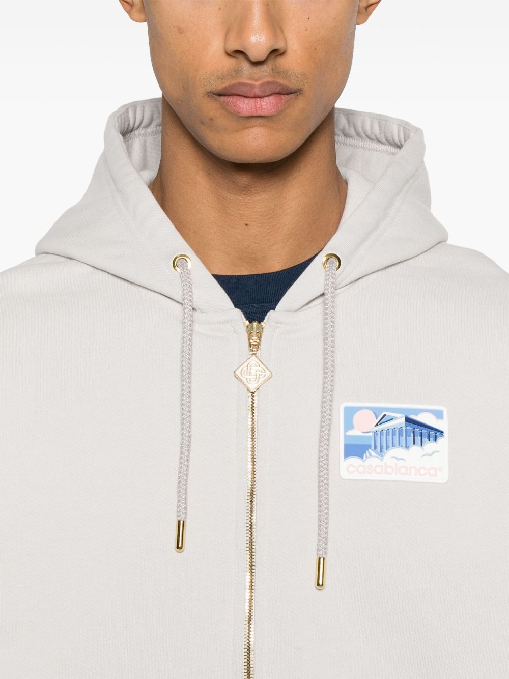 logo-patch hoodie - 5