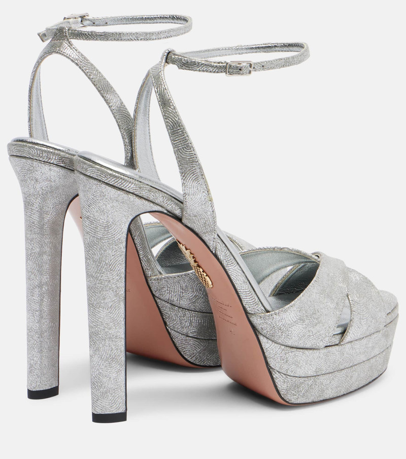 AQUAZZURA Divine 130 platform sandals outlook