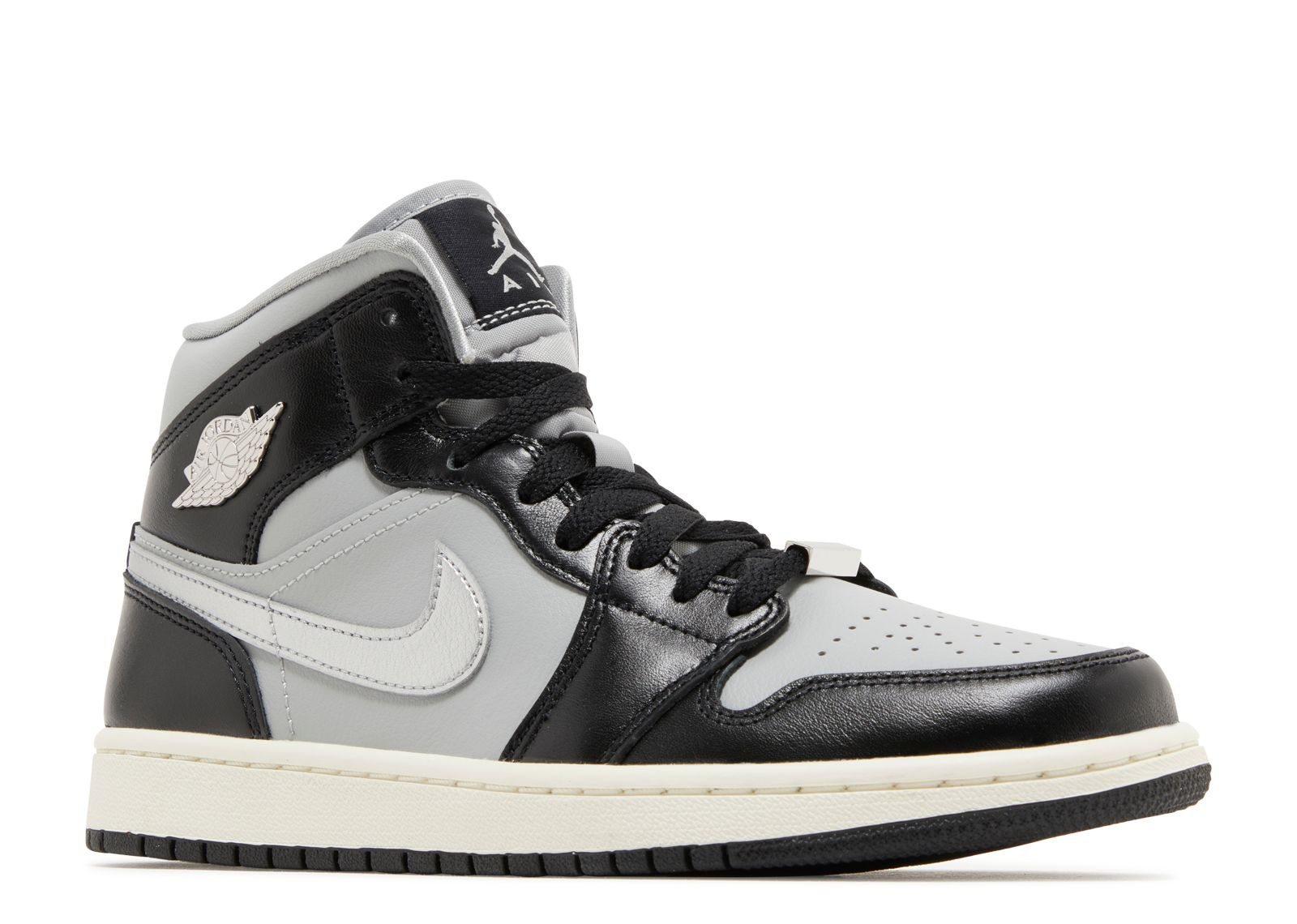 WMNS JORDAN 1 MID SE 'BLACK CHROME' - 2