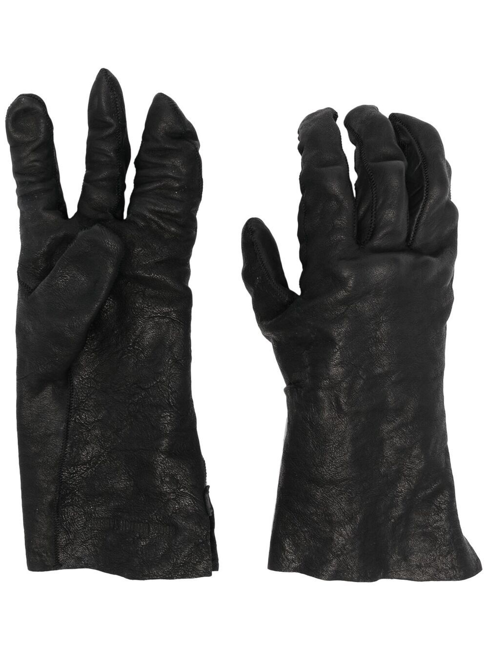 full-finger leather gloves - 1