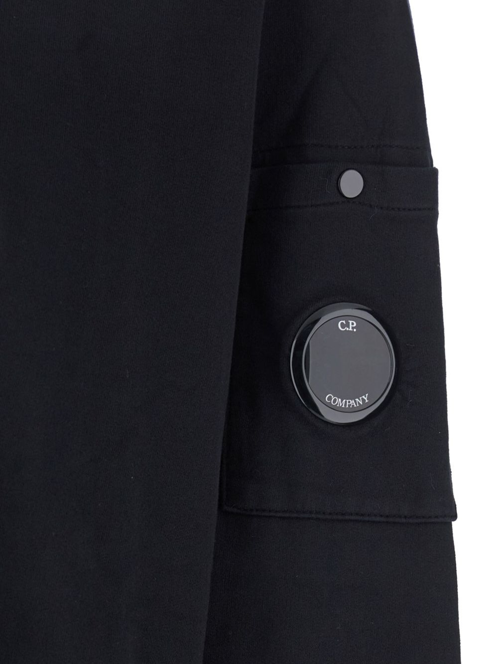 Lens-detail long-sleeved polo sweater - 3