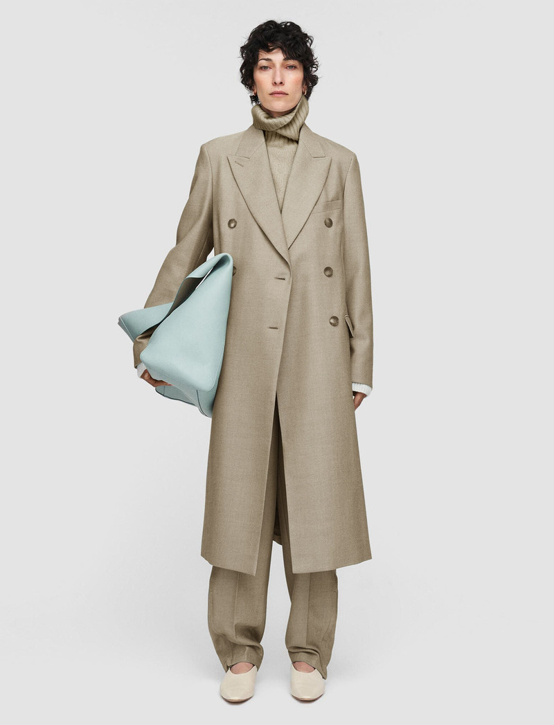 JOSEPH Fluid Wool Melange Cornwall Coat outlook