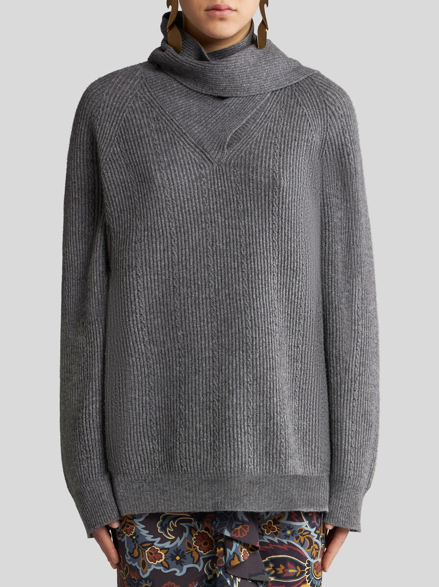 WOOL AND CASHMERE SWEATER - 2