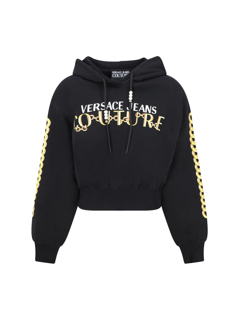 VERSACE JEANS COUTURE Logo Chain Hoodie outlook