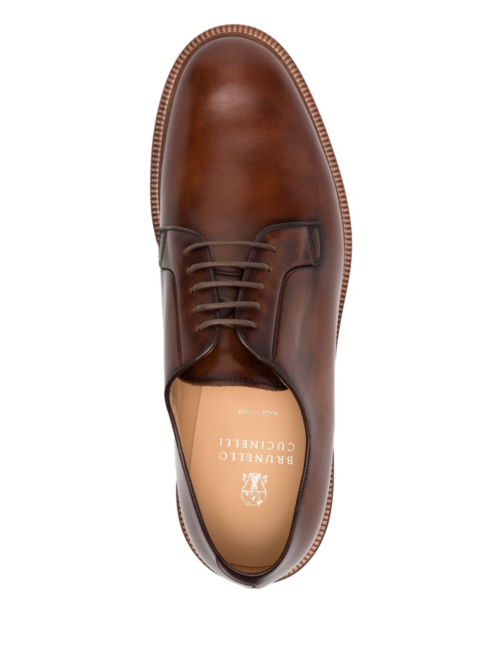 calfskin derby shoes - 4