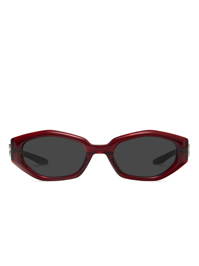 geometric-frame sunglasses 1
