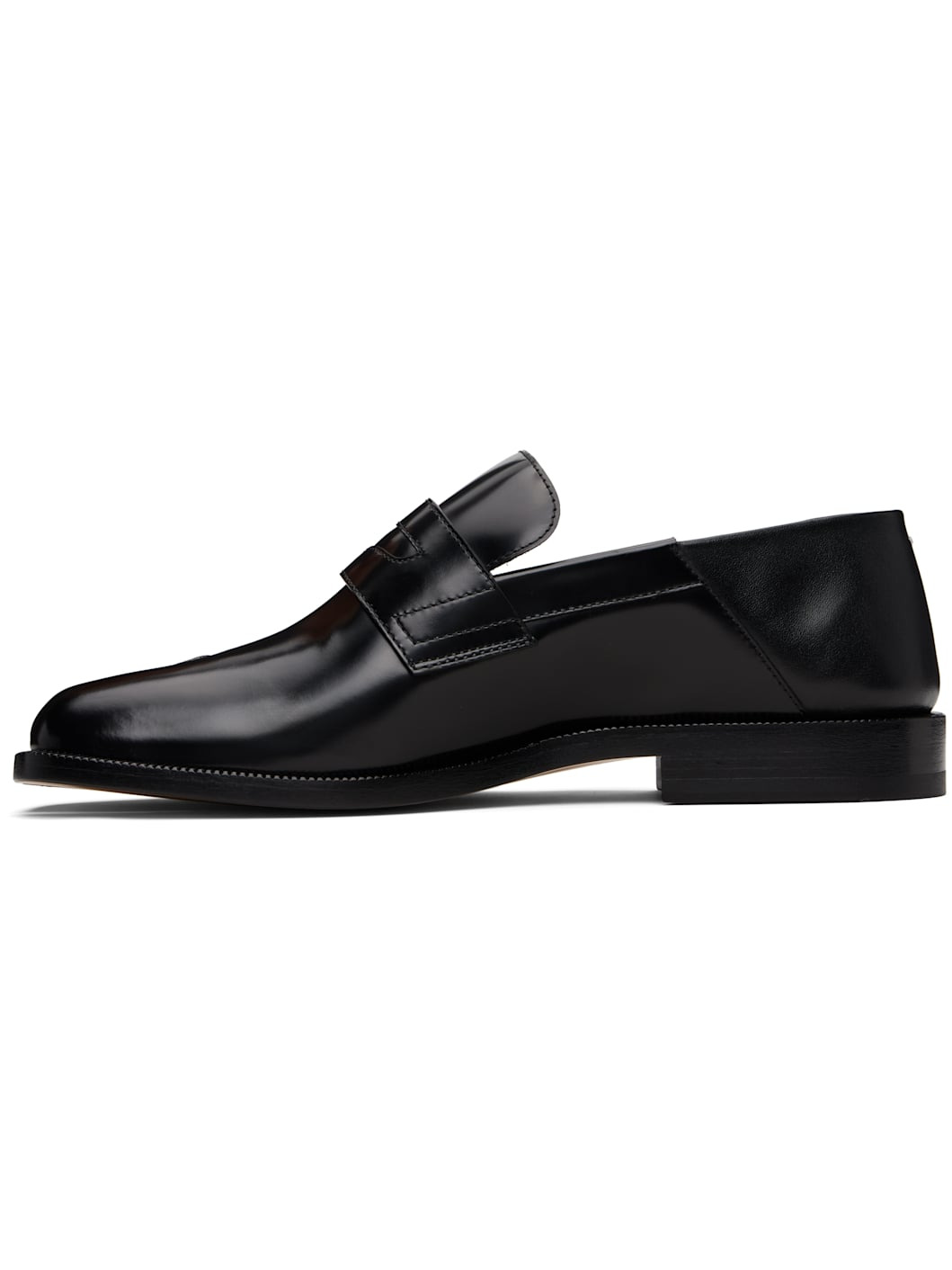 Black Tabi Babouche Loafers - 3
