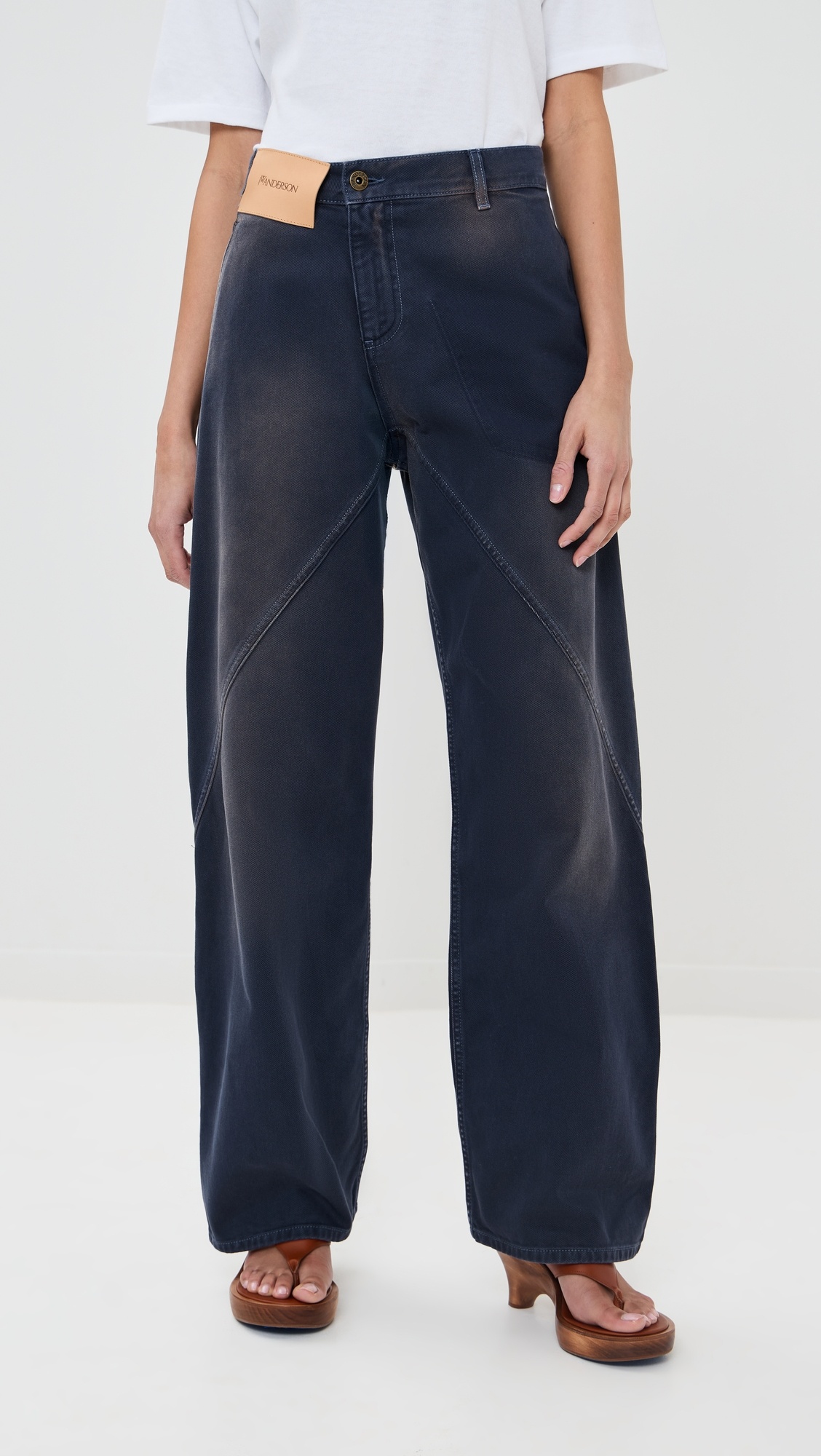 Aged Twisted Workwear Jeans - 11